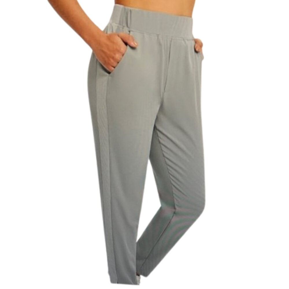 baleaf Women's Pants with Zipper Pockets Stretch Golf Pants High Waist Travel - Picture 4 of 9